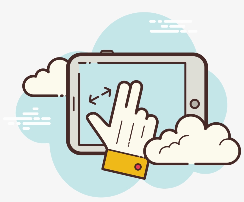 Tablet Zoom Icon - Icon, transparent png download