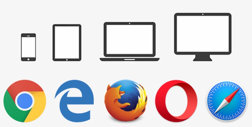 New - Devices Smartphone Tablet Desktop, transparent png download