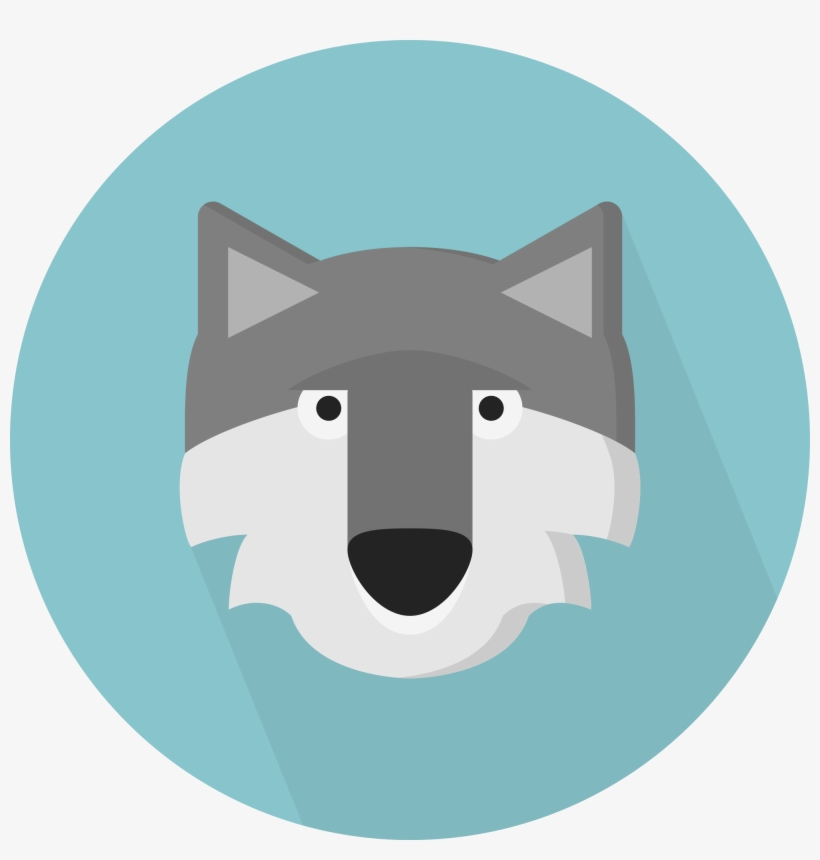 Open - Wolf Icon Free Use, transparent png download