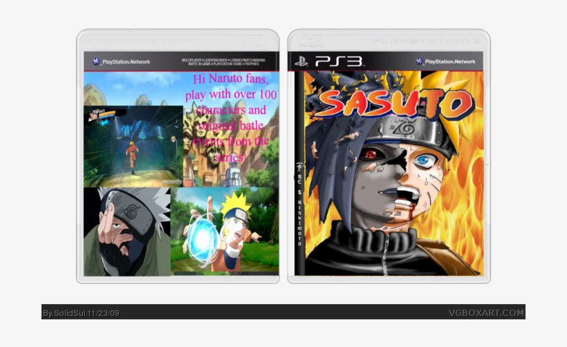 Sasuke Returns Box Art Cover - Sasuke And Naruto, transparent png download