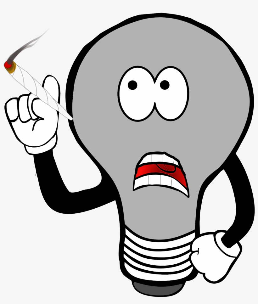 Confused Idea Lightbulb - Light Bulb Png Clipart, transparent png download