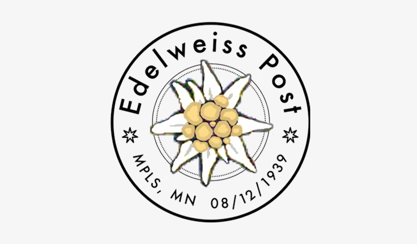 Edelweiss Post - Edelweiss Drawing, transparent png download