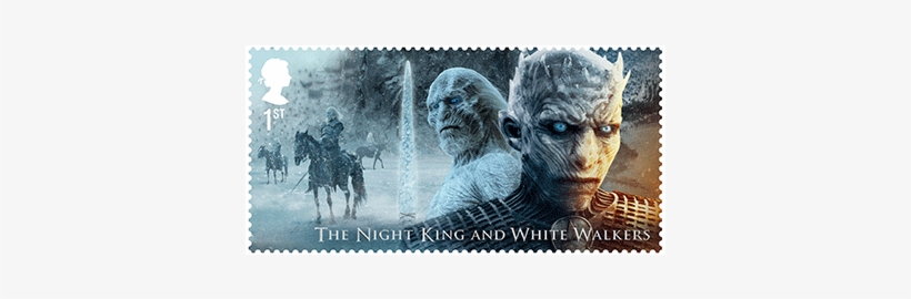 The Night King And White Walkers Stamp - Game Of Thrones Stamps, transparent png download