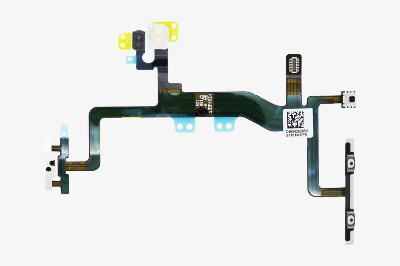 Power Button And Volume Control Flex Cable For Iphone - Iphone 6s Power Flex, transparent png download