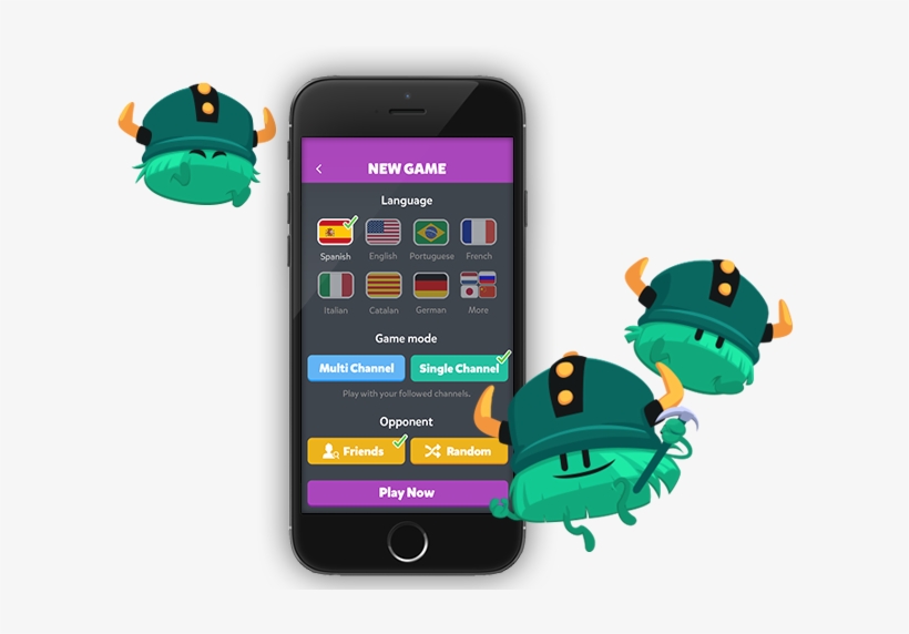 Tap The "new Game" Button On The Dashboard And Select - Language Select Mobile Game, transparent png download