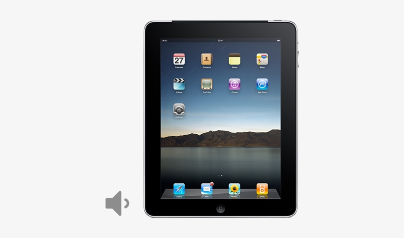 Ipad Volume Buttons - Apple Ipad (1st Generation) - Wi-fi - 16 Gb, transparent png download