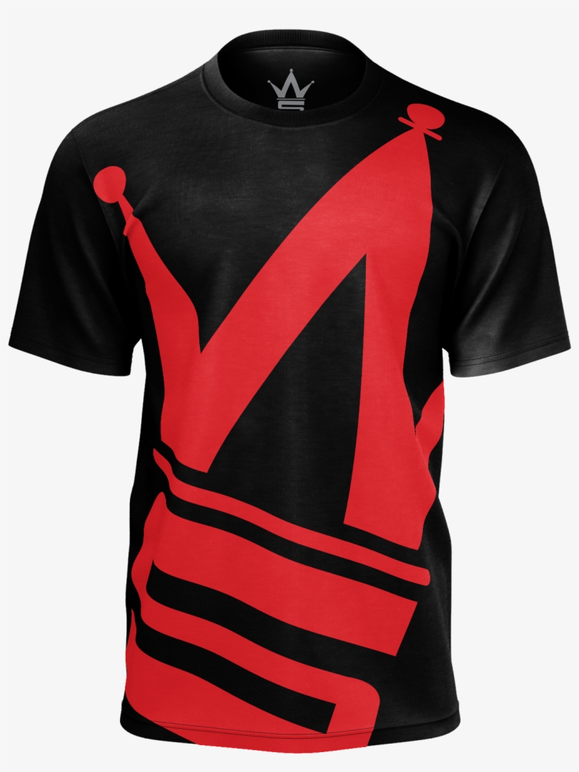 Jumbo Crown Tee-red Logo - T-shirt, transparent png download