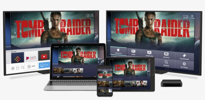 Tv Technology Provider Mirada Has Launched New Apps - Smart Tv, transparent png download