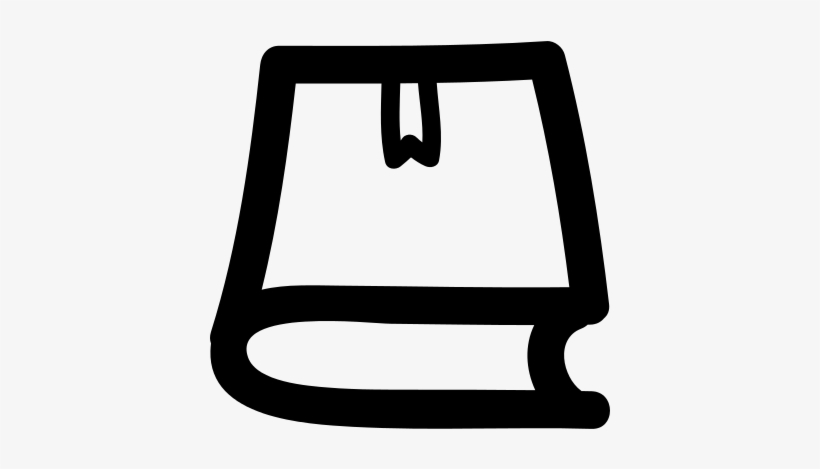 Draw Bible Book With Bookmark Vector - Como Se Dibuja Un Libro, transparent png download
