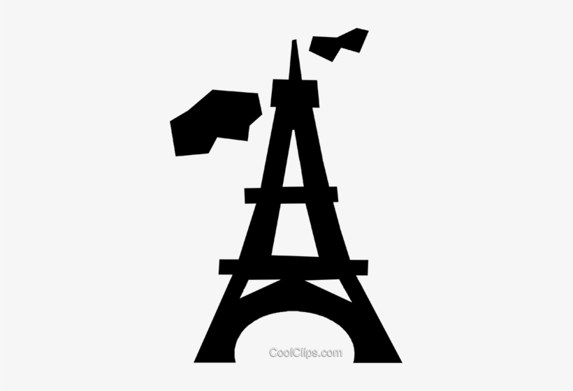 Eiffel Tower Royalty Free Vector Clip Art Illustration, transparent png download