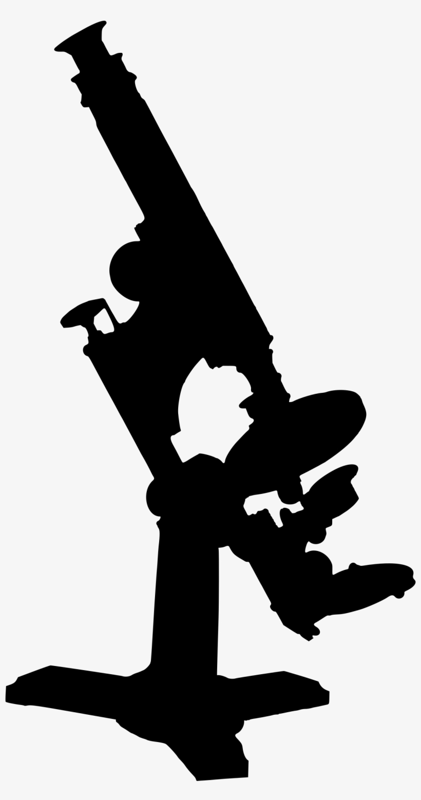 This Free Icons Png Design Of Microscope Silhouette, transparent png download