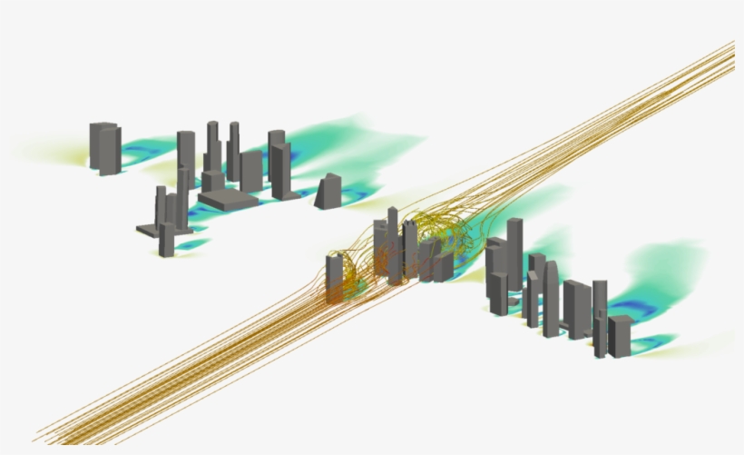 Singapore Cfd Wind Simulation For Wind Engineering - Wind Engineering, transparent png download