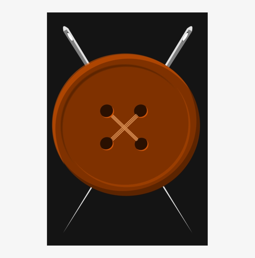 Button And Needles Clipart Png - Sewing Needle, transparent png download
