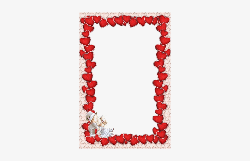 Red Hearts Frame - Amanda Kelsall Uottawa, transparent png download