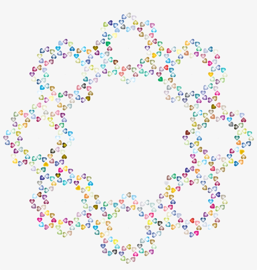 This Free Icons Png Design Of Abstract Hearts Frame, transparent png download