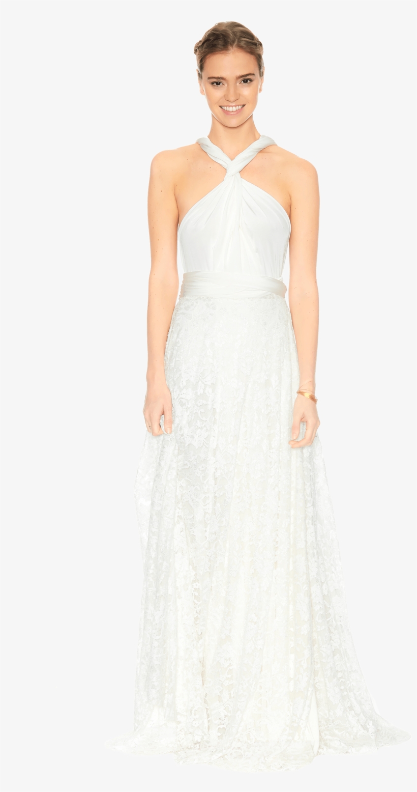 Nicholas Embroidered Ruffle Dress, transparent png download