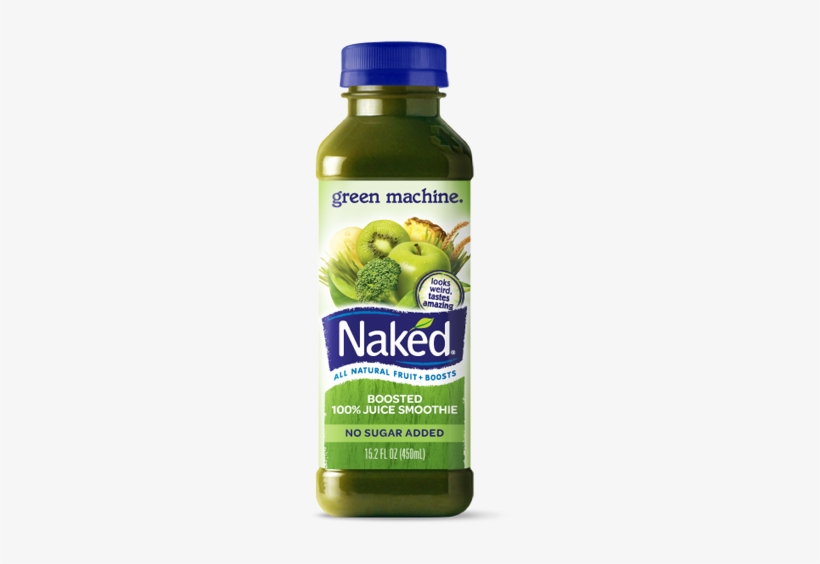 When It Comes To Food, Green Is The Way To Go, Too - Naked Fruit Smoothie, transparent png download