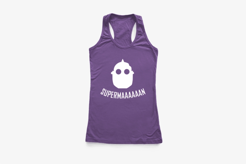 Iron Giant Superman Racerback Tank Top - Only Date Beasts Shirt, transparent png download