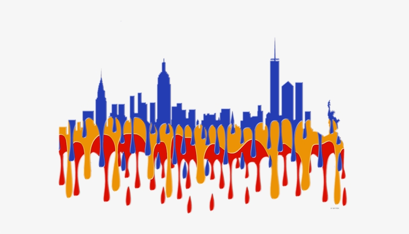 Click And Drag To Re-position The Image, If Desired - Black And White New York City Skyline, transparent png download