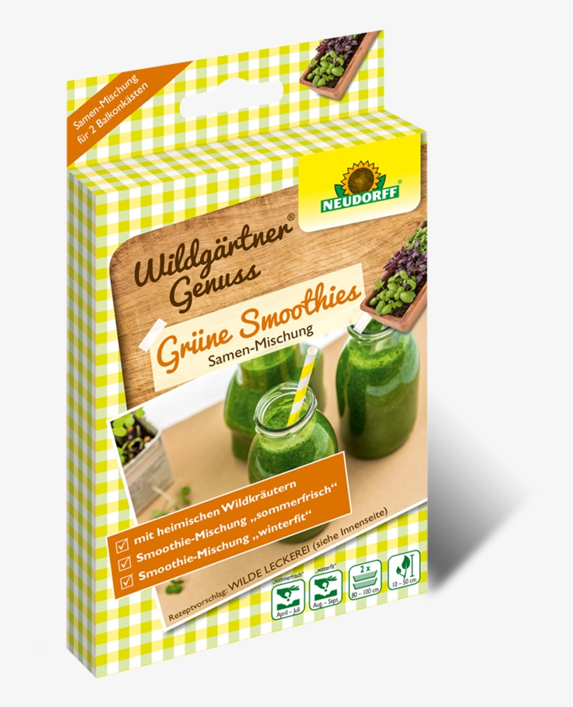 Wildgardentreat Green Smoothies - Neudorff - Wildgärtner Genuss Junge Wilde - 2 X 2 G, transparent png download