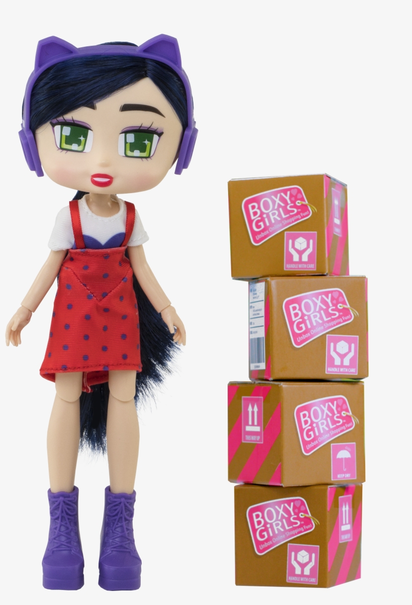 Boxy Girls Doll Riley - Boxy Girls Dolls, transparent png download