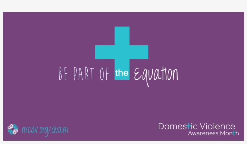 Shareable Png - Domestic Violence Awareness Month Banner, transparent png download