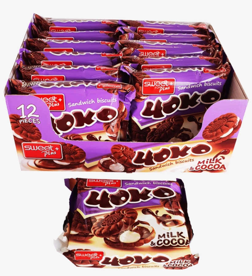 40ko Biscuits With Milk & Cocoa - Baked Goods, transparent png download