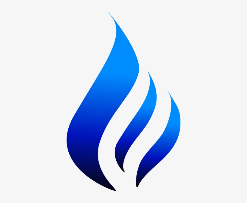 N B M Blue Gas Clip Art At Clker - Black And Blue Logos, transparent png download