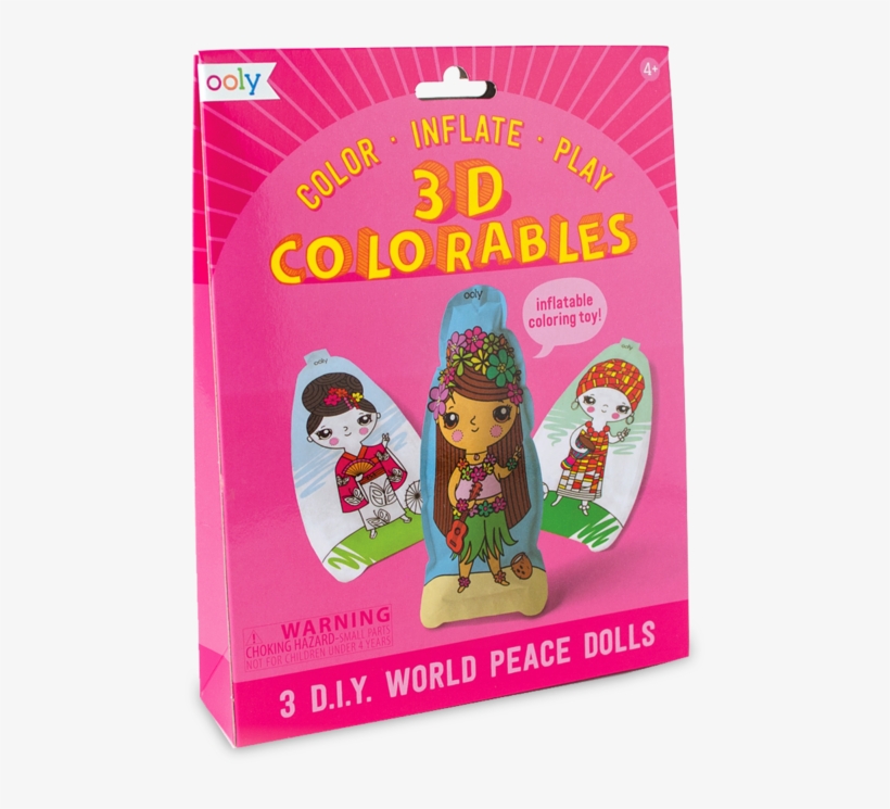 World Peace Dolls - Ooly 3d Colorables World Peace Dolls (161-002), transparent png download