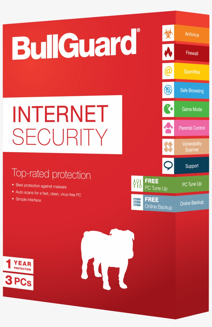 Product Image - Bullguard Internet Security Price, transparent png download