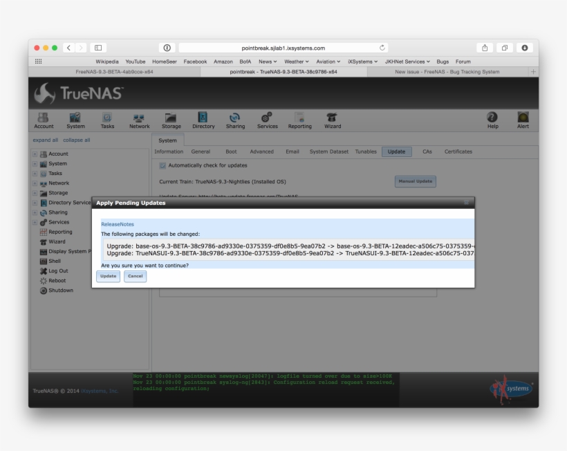 Shot 2014 11 23 At - Freenas Alert, transparent png download