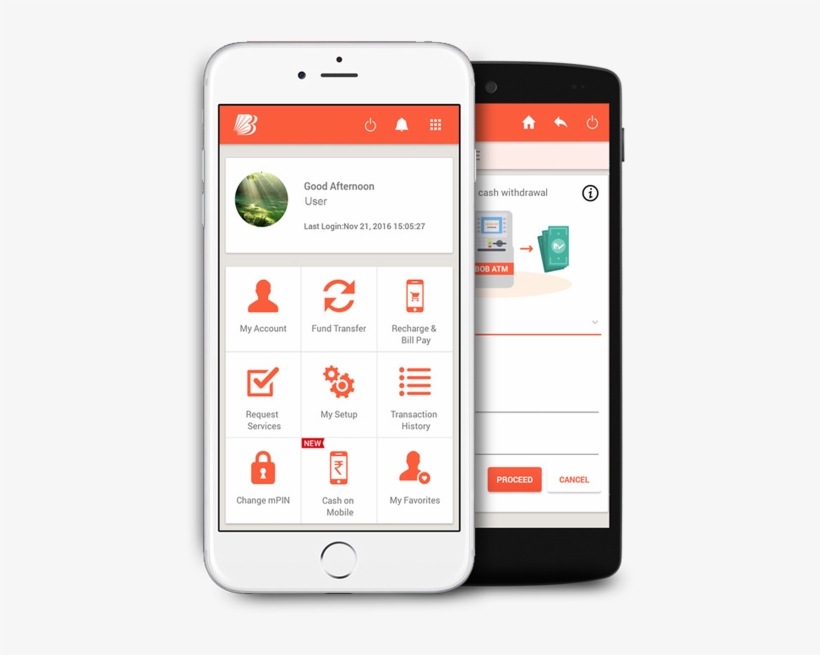 Gmail Gmap - Bank Of Baroda Mobile Banking, transparent png download