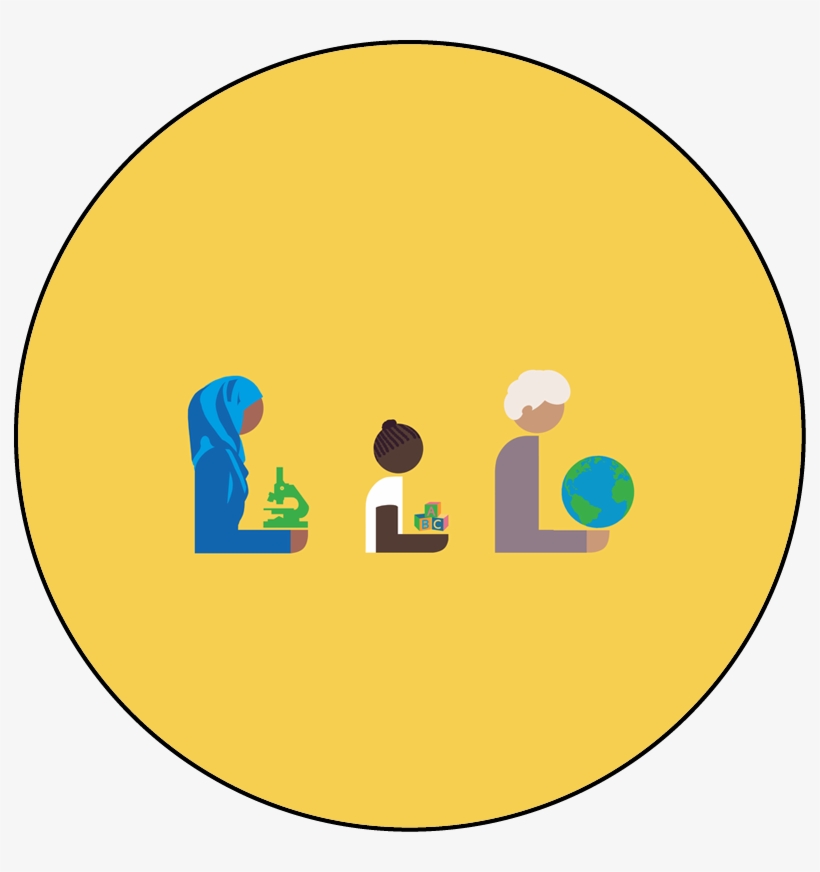 Blank Round Button Template Featuring Three Diverse - Bsc Yb, transparent png download