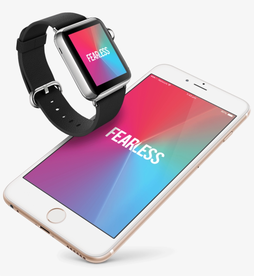 Iphone6 And Watch Copy - Apple Watch, transparent png download