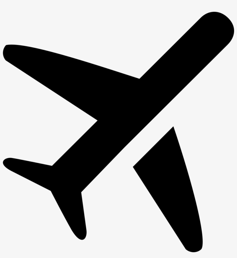 Si Glyph Airplane - Icon, transparent png download