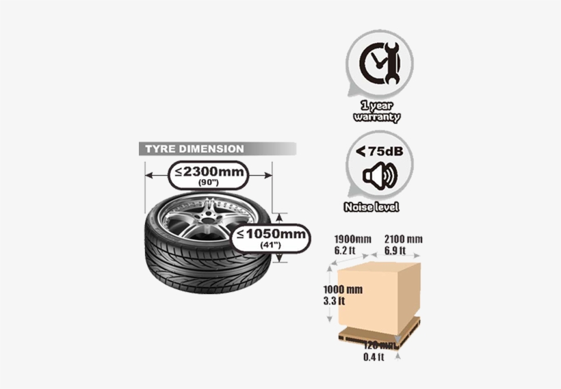 Truck Tire Changer U 296 Tire Changers, Touchless Tire - Dunlop Direzza Dz101 - 225/50r16 92v Bsw - Summer Tire, transparent png download