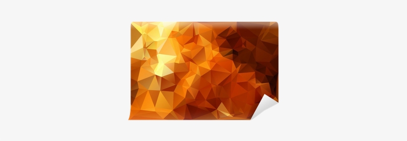 Abstract Orange Bokeh Background With Lens Flare Wall - Lens, transparent png download