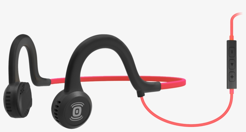 Aftershokz Sportz Titanium Headphones - Red, transparent png download