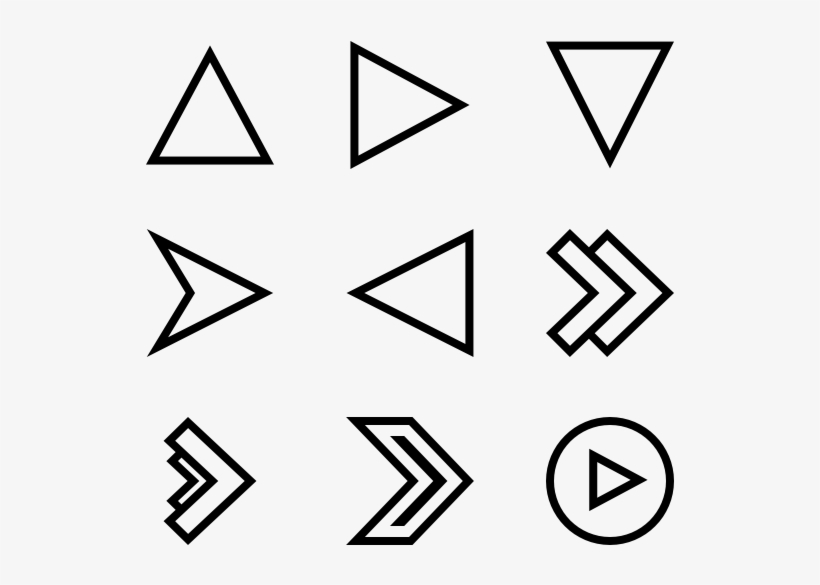 Arrow Icon Collection - Diagram, transparent png download