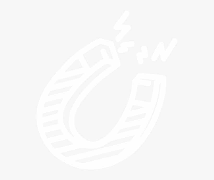 Dawn Sparks Magnet Icon - Magnet White Icon Transparent, transparent png download