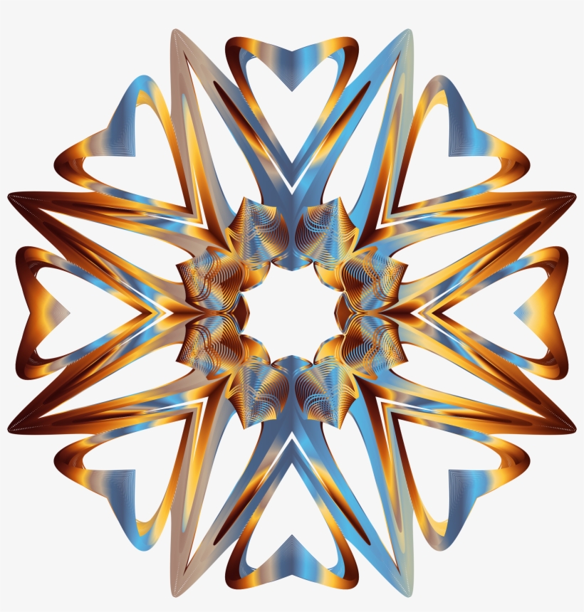 This Free Icons Png Design Of Prismatic Star Line Art, transparent png download