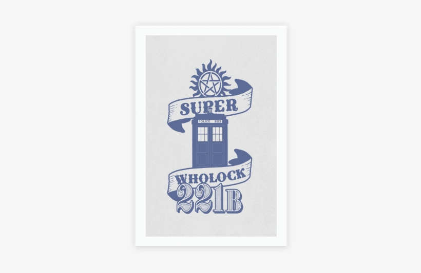 Superwholock Icons Poster - Superwholock Png, transparent png download