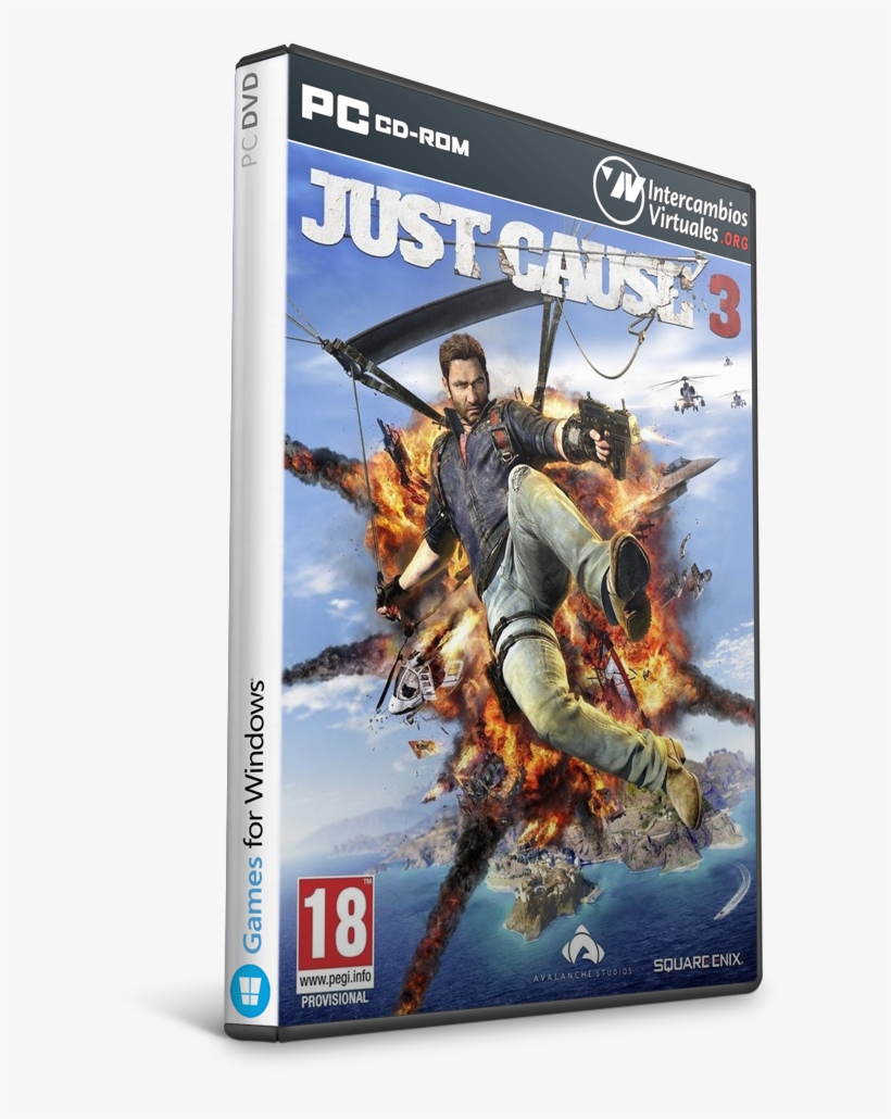 Just Cause 3-cpy - Just Cause 3 (dvd-rom), transparent png download