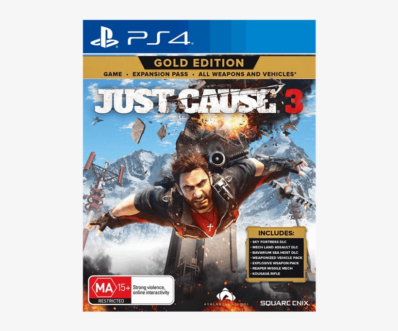 Just Cause 3 Gold Ps4, transparent png download