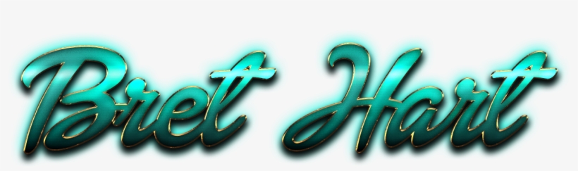 Bret Hart Name Logo Png - Brock Lesnar Name Png, transparent png download