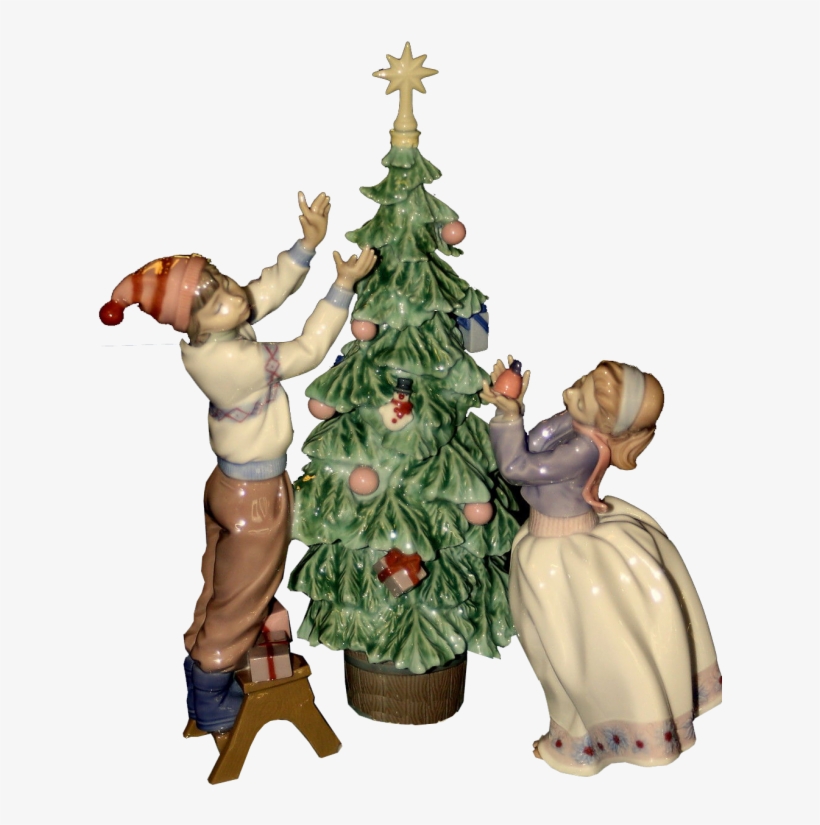 Christmas Tree Figurine - Christmas Tree Whitout Background, transparent png download