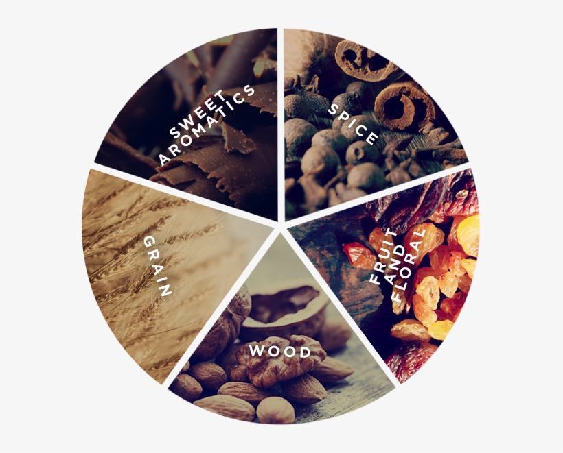 The Flavors - Wood - Coffee Flavour Wheel Nuts, transparent png download