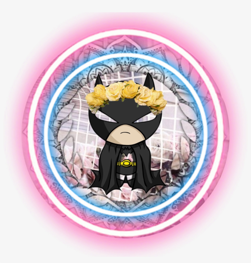 Whatever I Guess Batman Icon Neon Yello - Cartoon, transparent png download