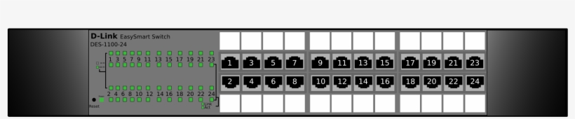 This Free Icons Png Design Of Switch 24 Port D Link, transparent png download