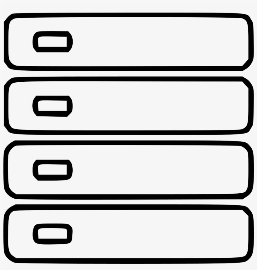 Computer Server Data Storage Database Datacenter Archive - Database, transparent png download